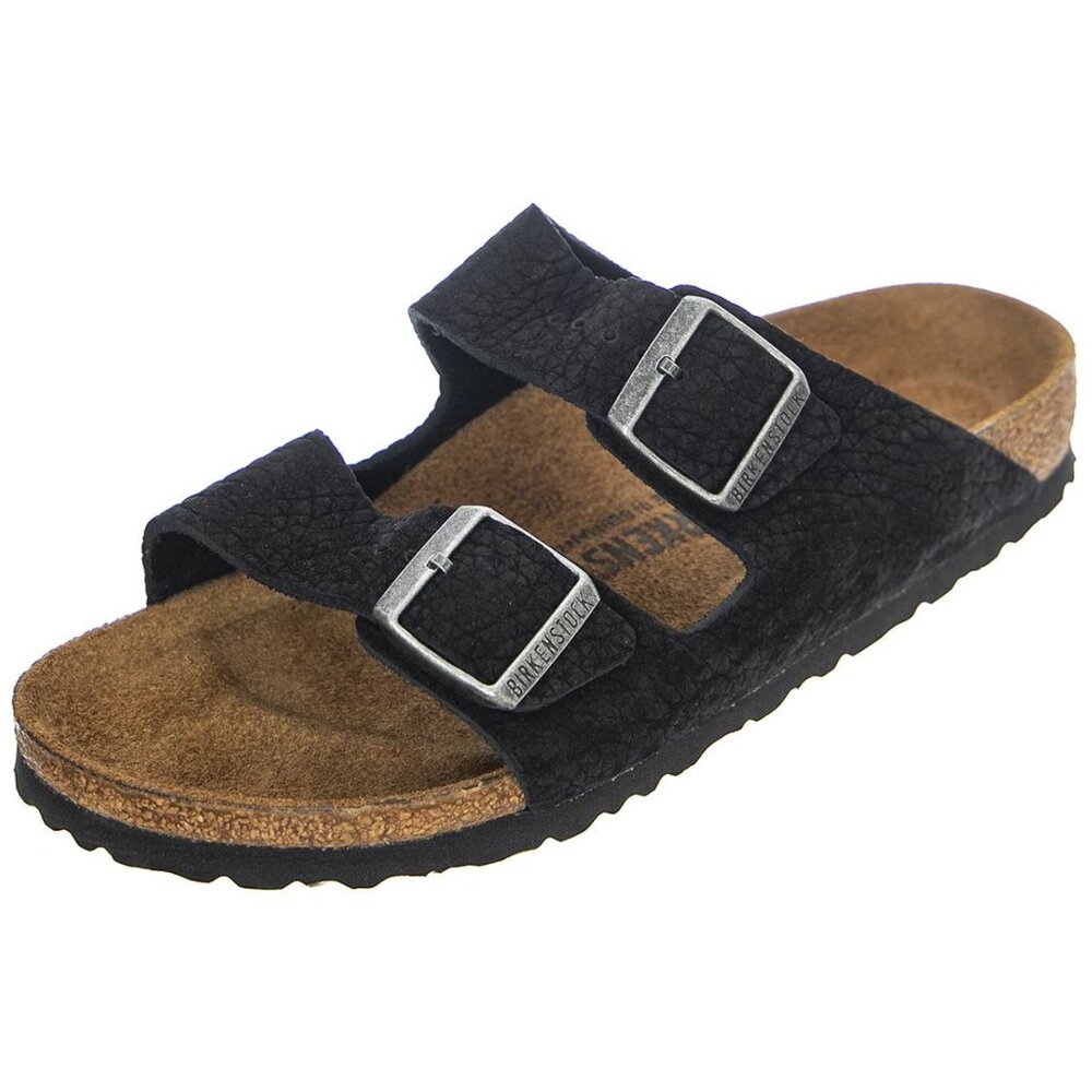 BIRKENSTOCK - UNISEX ARIZONE - NUBUCK LEATHER SANDALS - 42